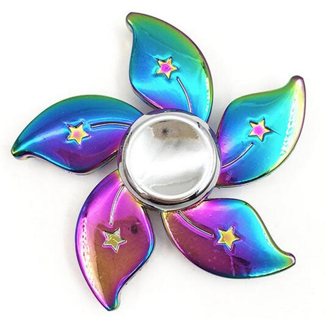 Metal Rainbow Fidget Spinner Model: J