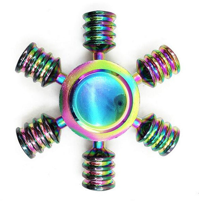 Metal Rainbow Fidget Spinner Model: G